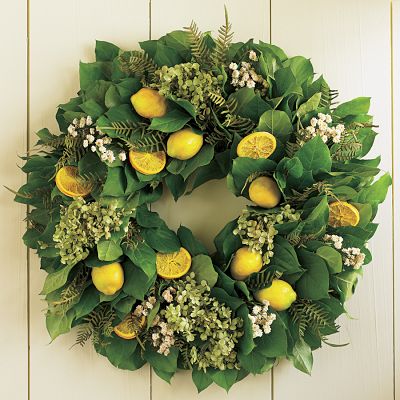 How To Make Lemon Wreath
